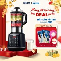 Máy làm sữa hạt Gilux ( Tặng Sách ) - 15 chức năng xay nấu đa năng - Công suất 1900W - Dung tích 1.75l -BH12T