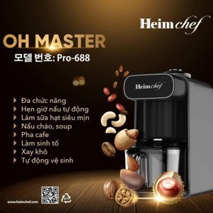 Máy làm sữa hạt Heimchef Oh Master Pro-689 Plus
