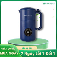 Máy làm sữa hạt mini Gemhaus GH110 xanh navy màu mới, máy xay nấu đa năng 5in1