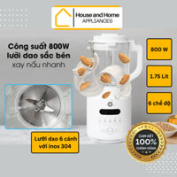 Máy làm sữa hạt, nấu cháo đa năng 6in1 MISHIO MK-270 1.75L 800w - Công Suất Lớn