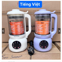 Máy Làm Sữa Hạt OSTMARS - Cối Thuỷ Tinh Bản Tiếng Việt Đa Chức Năng Dung Tích 1L