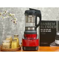 Máy làm sữa hạt Ranbem 735i nắp chống tràn inox