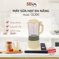 Máy làm sữa hạt Seka GL300 dung tích 1.75L công suất 1400W với 12 chức năng xay nấu tiện lợi bảo hành 12 tháng