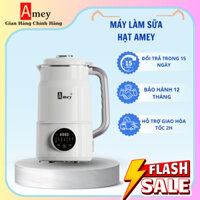 Máy làm sữa hạt thông minh AMEY dung tích 1,5L, thiết kế hiện đại thông minh dễ dàng sử dụng với màn hình tiếng Việt