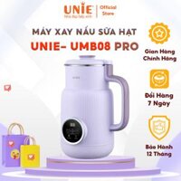Máy làm sữa hạt Unie UMB08 PRO - Nắp INOX cải tiến ,dung tích 600ml, 6 chức năng xay nấu,xay nhuyễn mọi thực phẩm- HÀNG CHÍNH HÃNG