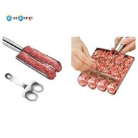 Máy Làm Thịt Viên + Cắt Spade Đa Năng Thịt Viên Muỗng Máy Làm Inox Hướng Dẫn Sử Dụng Nhà Bếp Thịt Viên Dụng Cụ Làm