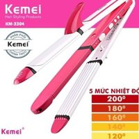 Máy làm tóc 3in1 Kemei KM  3304 cao cấp 5 mức chỉnh nhiệt  GD0278