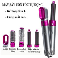 Máy Làm Tóc 5 in 1 Uốn Soăn Phồng Sấy Máy Sấy Uống Tóc Tạo Kiểu Mini 3 Mức Nhiệt Hàn Quốc