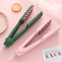 Máy làm tóc, bấm xù dập phồng chân vuông 2in1