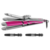 Máy Làm Tóc Đa Năng 4 in 1 Kemei KM - 1397 Chuyên Dụng Uốn, Duỗi, Bấm Hippie Tiện Lợi Điều Chỉnh 4 Mức Nhiệt