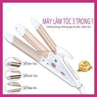 Máy Làm Tóc - Máy Uốn/Duỗi/Dập Xù Tóc 3in1 Đa Năng Tiện Lợi