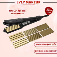 Máy làm tóc thay bản Jadeempress 2in1 dập xù, duỗi tóc dùng cho makeup chuyên nghiệp