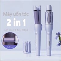 MÁY LÀM TÓC UỐN XOĂN/Là THẲNG 2IN1 208 TRỤC 32MM