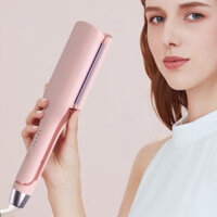 Máy Làm Tóc Xoăn Hippie, Máy Uốn Tóc Xoăn Sóng Nước Size 32mm, 5 Mức Chỉnh Nhiệt Độ, Phù Hợp Với Nhiều Loại Tóc