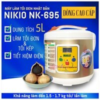 Máy làm tỏi đen Nhật Bản Nikio NK-695/ 5 lít - Dòng cao cấp 2 màu vàng và tím