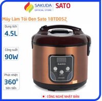 Máy Làm Tỏi Đen Nhật Bản SATO 18TD052 Dung Tích 4.5 Lít Công Suất 90W Nồi Làm Tỏi Đen Tỉ Lệ Thành Công Lên Đến 99% Làm Tỏi Đen Bằng Cách Lên Men Lòng Nồi Bằng Nhôm Phủ Chống Dính Cao Cấp - Hàng Chính Hãng - Bảo Hành 12 Tháng