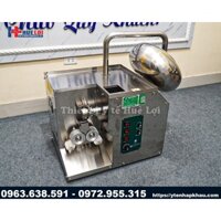 Máy làm viên hoàn kèm đánh bóng dược liệu
