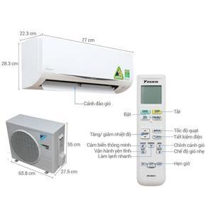 Điều hòa Daikin 9000 BTU 1 chiều FTV25BXV1 gas R-32