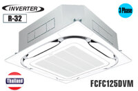 Máy lạnh âm trần 5HP Inverter – Daikin FCFC125DVM/RZFC125DY1+BRC2E61+BYCQ125EAF+BAF552A160 42.700 BTU điều khiển có dây, 3 pha, phin lọc Merv 8