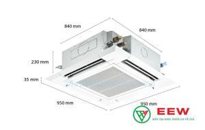 Máy lạnh âm trần Reetech 28000 BTU RGT24-DA-A gas R-410a