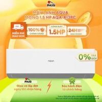 Máy lạnh Aqua 1.5 HP AQA-R13PC - Chế độ Turbo làm lạnh nhanh - Hàng Chính Hãng - [Hỗ Trợ Giao Tỉnh]