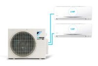 Máy lạnh Daikin multi s Inverter 2.0 HP (2HP Ngựa) - 1 Máy lạnh 2 Điều hoà (1.0 + 1.0 HP (1 Ngựa) MKC50RVMV-CTKC25RVMV+CTKC25RVMV