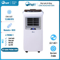 Máy lạnh di động 12.000 BTU FujiE, điều hòa di động mini thông minh điều khiển qua App không cần lắp đặt - Hàng chính hãng - MPAC12B CÁNH ĐẢO