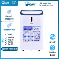 Máy lạnh di động 12.000 BTU FujiE, điều hòa di động mini thông minh điều khiển qua App không cần lắp đặt - Hàng chính hãng - MPAC12 CÁNH MỞ