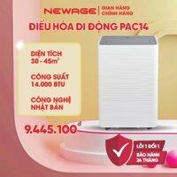 Máy lạnh di động đứng 14.000 BTU PAC14,điều khiển Wifi chính hãng Newage Store