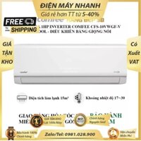 Máy lạnh, điều hòa không khí Inverter 1HP Comfee CFS-10VWGF-V 9500BTU/H - Bảo hành 2 năm chính hãng - Hàng Bếp 3B