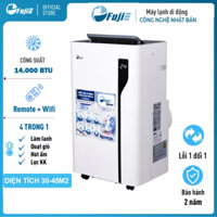 Máy lạnh đứng di động mini 14000 BTU FujiE, điều hòa di động thông minh điều khiển APP đa chức năng hút ẩm,lọc không khí