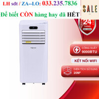 Máy lạnh đứng di động nhập khẩu FUJIHOME PAC09 Công suất làm lạnh 9000BTU - Kết nối wifi - Máy nén liên doanh TOSHI X