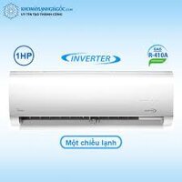 Máy lạnh Midea Inverter 1 HP cung cấp nhiệt độ làm lạnh tối ưu cho không gian