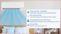 Máy Lạnh Sanyo Inverter 1 HP SO/SI-9TSJIVNB - Giá Tốt