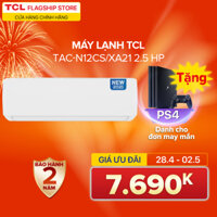 Máy lạnh TCL 1.5 HP - 11.500 BTU TAC-N12CS/XA21 (Trắng) công. nghệ Turbo - Hàng phân phối chính hãng