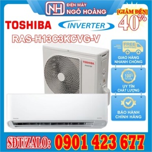 Máy lạnh Toshiba 12000BTU 1 chiều Inverter RAS-H13C3KCVG-V gas R-32