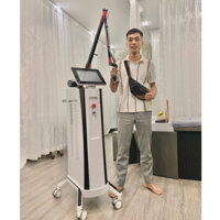Máy Laser Co2 Fractional Op Tech | Bóng Laser RF Hợp Kim | Xóa Sẹo Trẻ Hoá Da Dùng Trong Spa TMV Cao Cấp