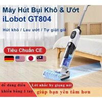 Máy Lau Sàn Hút Bụi Khô & Ướt iLobot GT804 Tự Giặt Giẻ, Phun Nước Tự Động, Không Dây, Siêu Nhẹ Tiện Lợi Cho Gia Đình