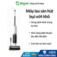 Máy lau sàn hút bụi ướt khô không dây Mijia | khử trùng 99,9% | con lăn tự làm sạch | Pin 2500mAh