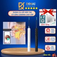 Máy Lấy Ráy Tai, Camera Nội Soi Tai Dễ Sử Dụng Siêu Nét Đi Kèm Bộ Đầu Lấy Ráy Chống nước - SIBU