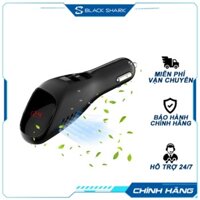 Máy lọc không khí anion kiêm tẩu sạc ô tô 2 USB Tech Shark