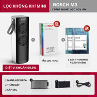 Máy Lọc Không Khí Bosch M3, Máy Lọc Không Khí Ion Âm Trên Ô tô, Máy Khử Mùi trên Ô Tô, Sáp Thơm Khử Mùi Trên Ô tô