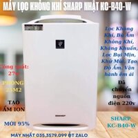 Máy lọc không khí bù ẩm, diệt khuẩn SHARP KC-B40-W-12 LKK Nhật inverter BH1 năm nguồn 220v+ tặng mở chai 12 công dụng