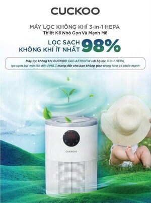 Máy lọc không khí Cuckoo CAC-AF1110FW/WHCKV 30W