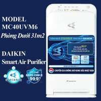 Máy Lọc Không Khí Daikin MC40UVM6 Loại Bỏ 99,9 % Vi Khuẩn-Nấm Mốc-Bụi Mịn PM 0.3 - Máy Lọc Không Khí Ion Âm