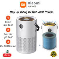 Máy Lọc Không Khí GXZ-AP01 Youpin Air Purifier Gia Đình Với Bộ Lọc HEPA Thật Máy Tạo Ion Âm Có Thể Sạc