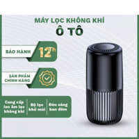 Máy lọc không khí ion âm chuyên dụng dành cho xe hơi, văn phòng khuếch tán tinh dầu hương thơm khử mùi hôi