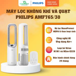 Máy lọc không khí kết hợp quạt Philips AMF765/30