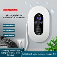 Máy lọc không khí khử bụi mùi hôi tạo bằng ozone và ion âm cho gia đình công suất 5W, 4 chế độ lọc khí. Bảo hành 6 tháng