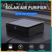 Máy lọc không khí, khử mùi ô tô năng lượng mặt trời Solar USB Car Charger Air Purifier BL-101 ⚜️SimonShop⚜️